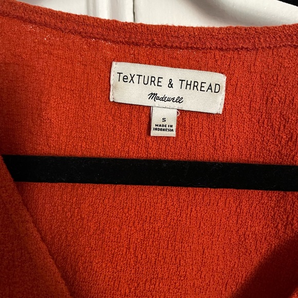 Madewell wrap top- size s- 🧡🥫🧡 - Picture 3 of 5